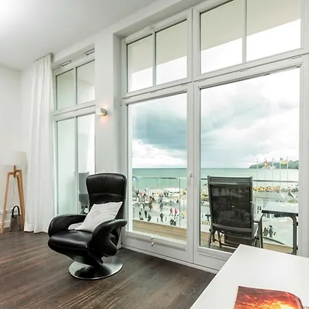 Apartmán Strandschloss - Ferienwohnung Ocean One - Direkt Am Binz